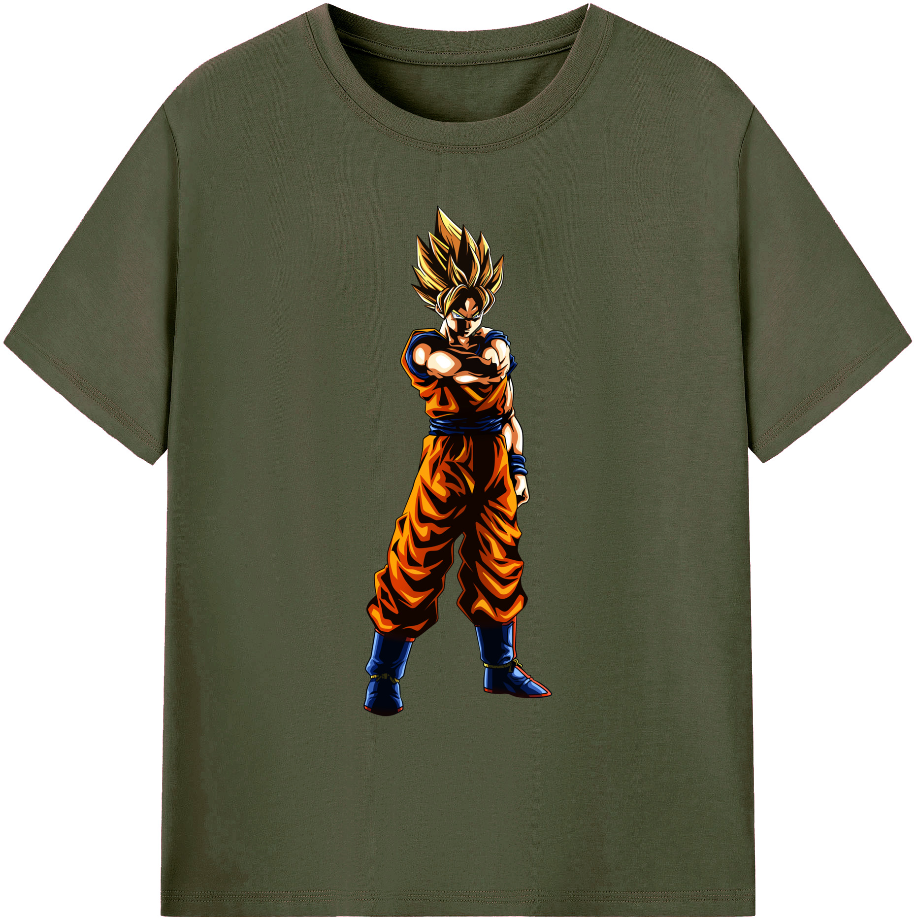 （画像用） ドラゴンボール 孫 悟飯（そんごはん）DRAGON BALL Son Gohan 綿100％ メンズ半袖Tシャツ｜肌触りやわらか＆通気性